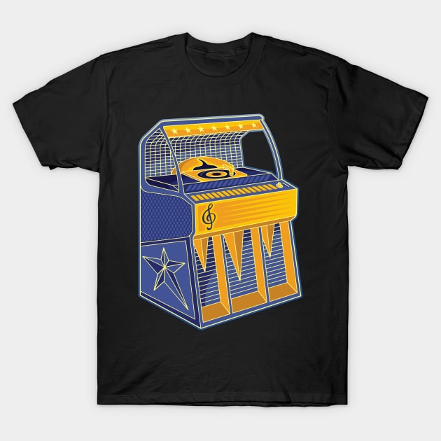 Retro Jukebox T-Shirt by sifis